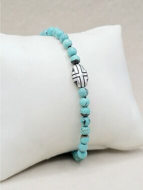 David Yurman Turquoise Beads Southwest Bracelet